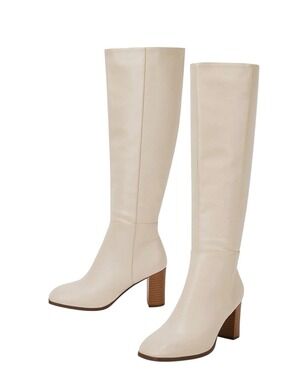 New- ZBY Tall  Over-the-Knee Block Heel Boots for Women-  8